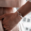 SENSO THE LABEL  DIAMANT VITA PÄRLOR ARMBAND